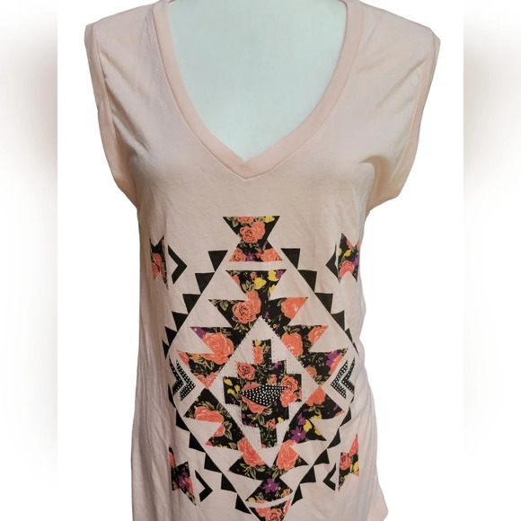 BOHO TRIBAL SLEEVELESS TUNIC - Picture 1 of 6